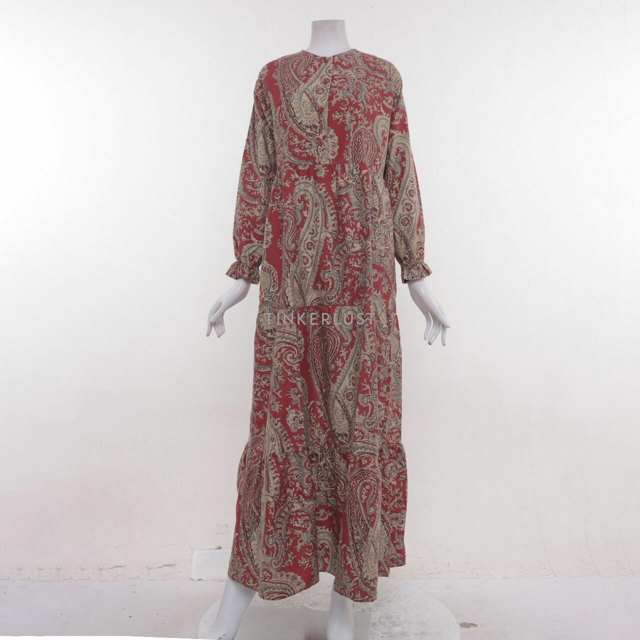 Private Collection Multicolor Pattern Long Dress