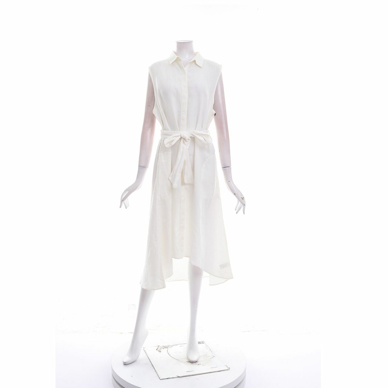 Saks Fifth Avenue Cream Midi Dress