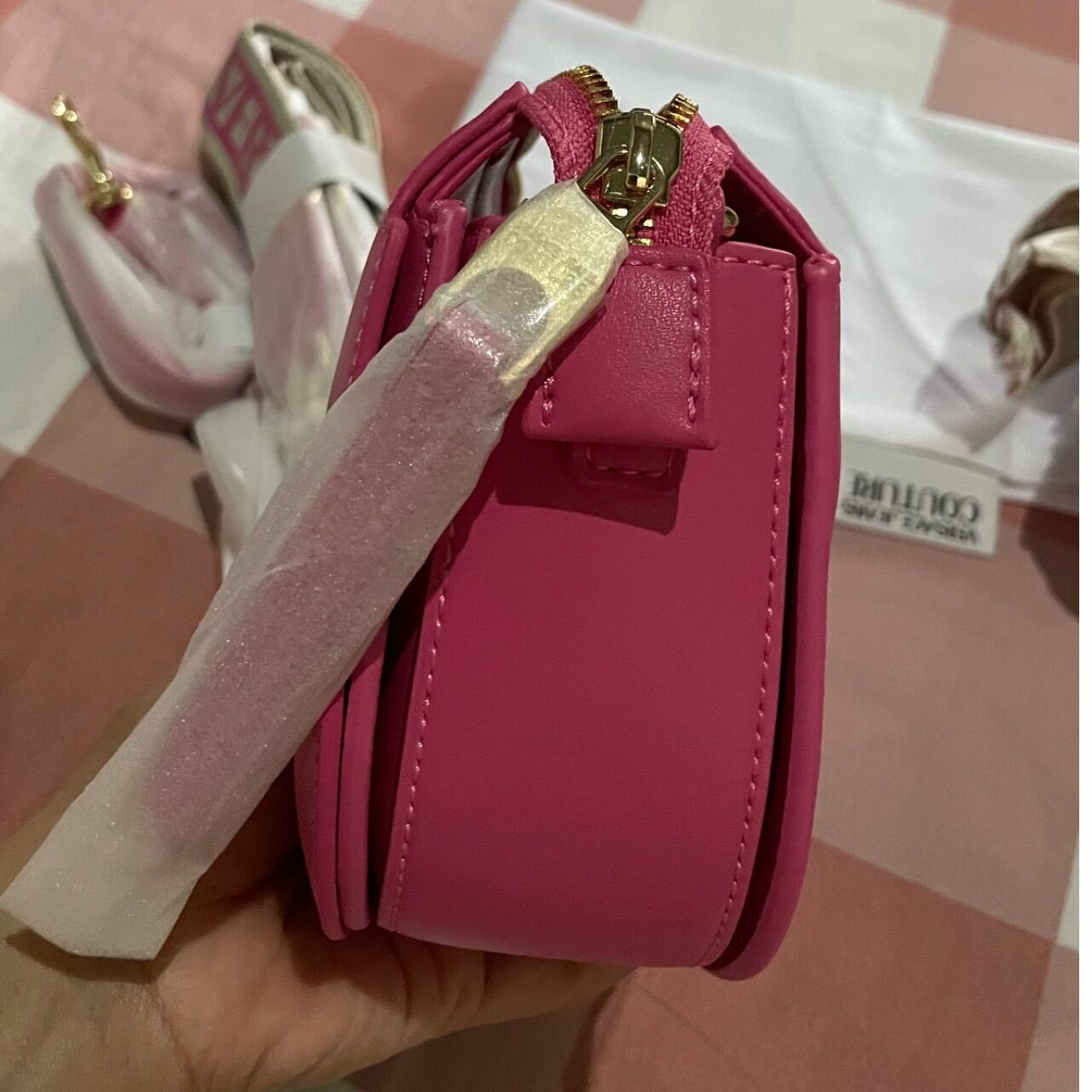 Versace Jeans Couture Pink Sling Bag