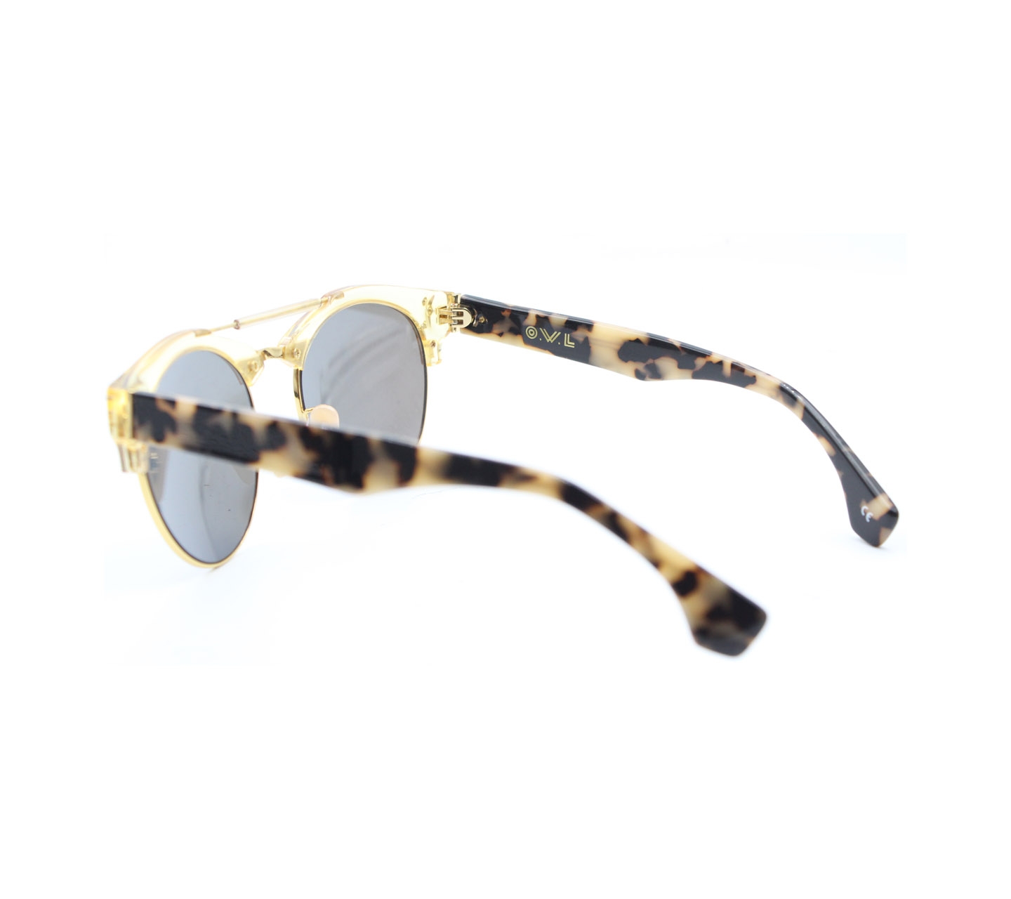 O.W.L Black & Cream Sunglasses