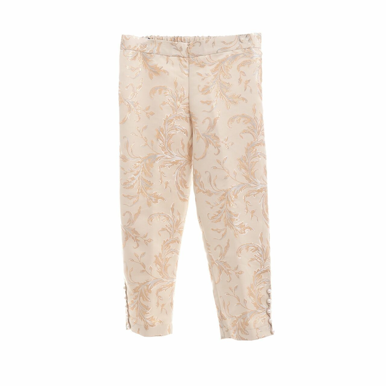 Private Collection Light Brown Patterned Long Pants