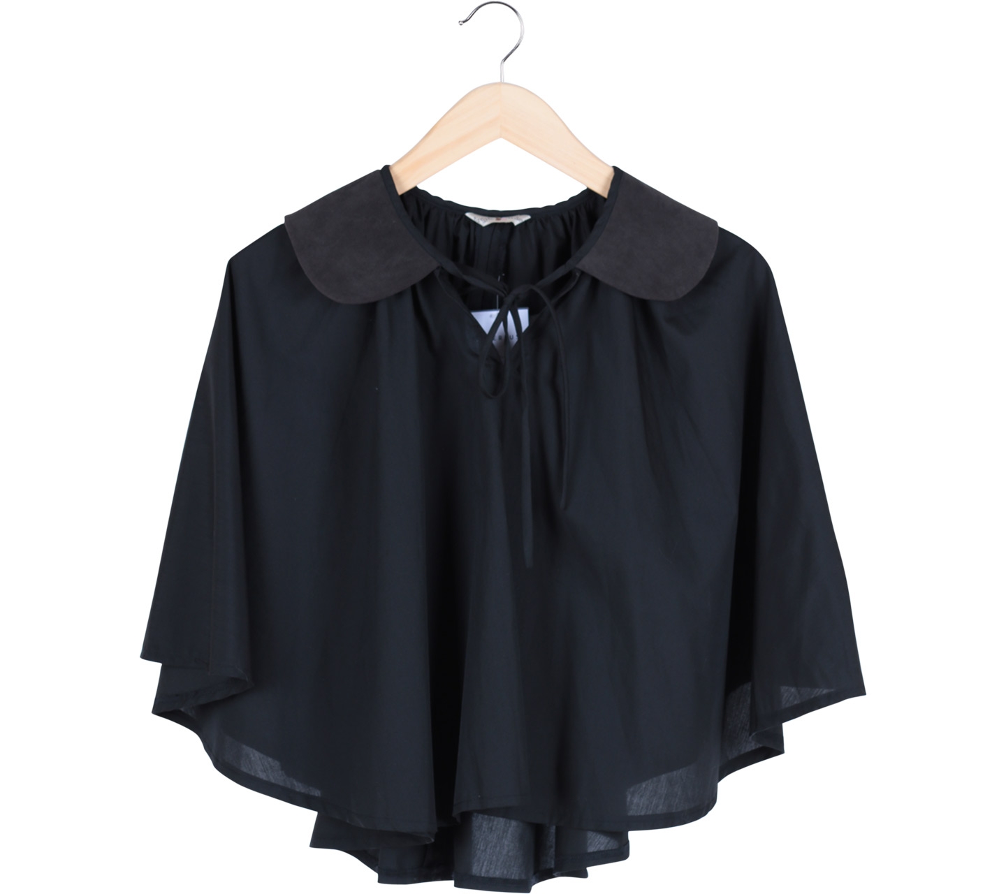 Argyle Oxford Black Velvet Collar Cape Others