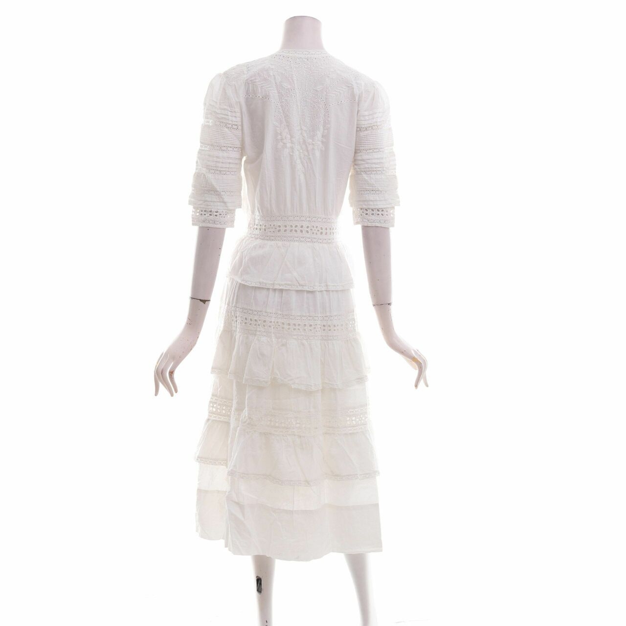 Love Shack Fancy White Long Dress