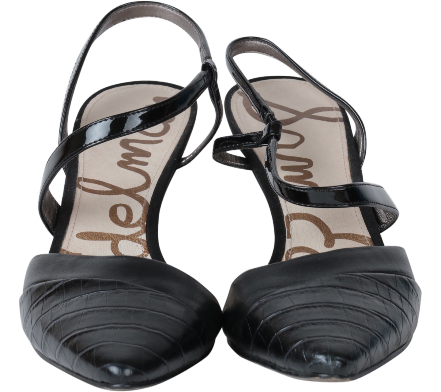 Sam Edelman Black Ankle Strap Heels
