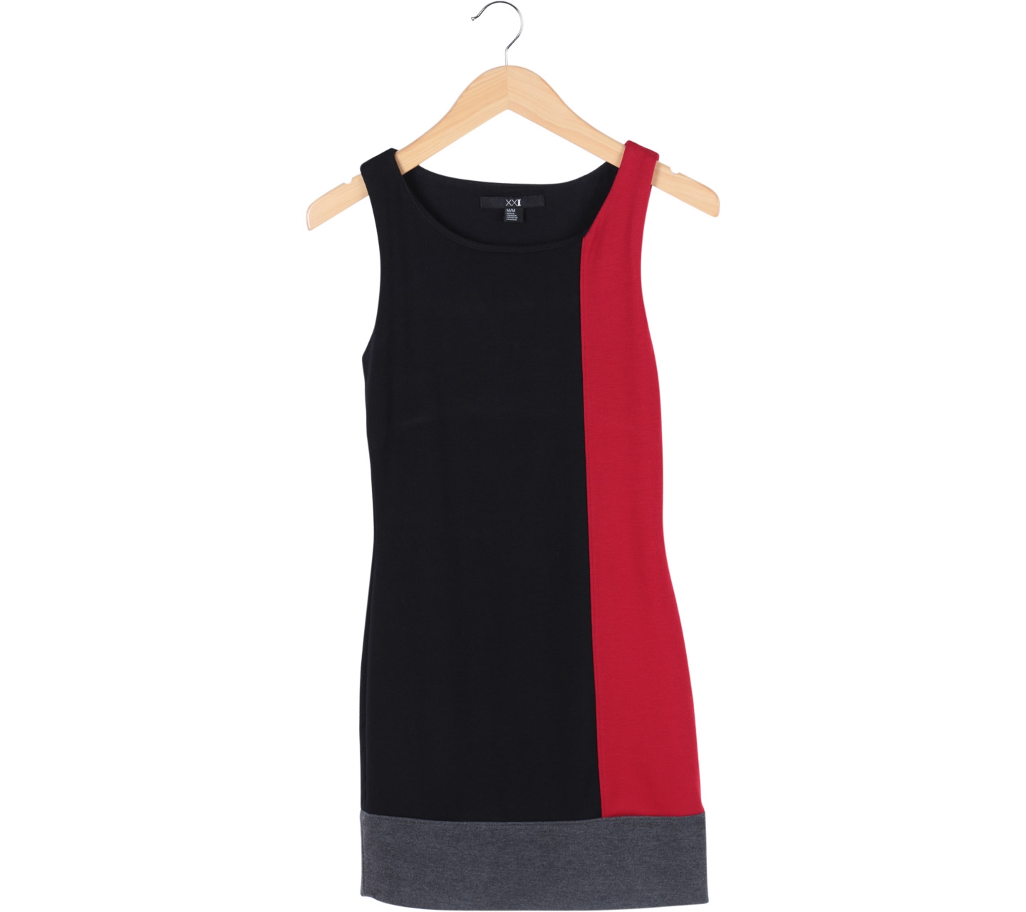 Forever 21 Multi Colour Colorblock Sleeveless Mini Dress