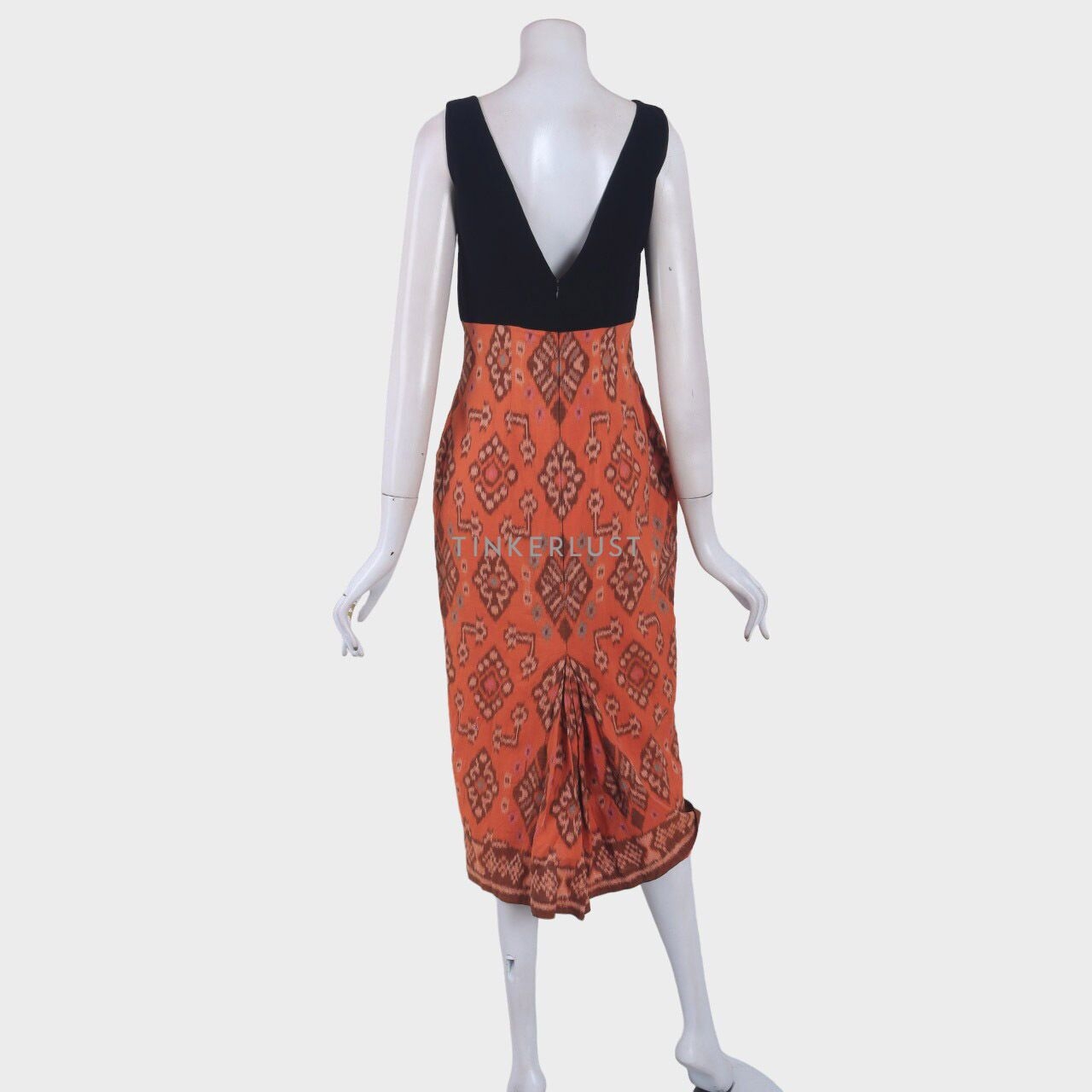 Ikat Indonesia Multicolor Midi Dress