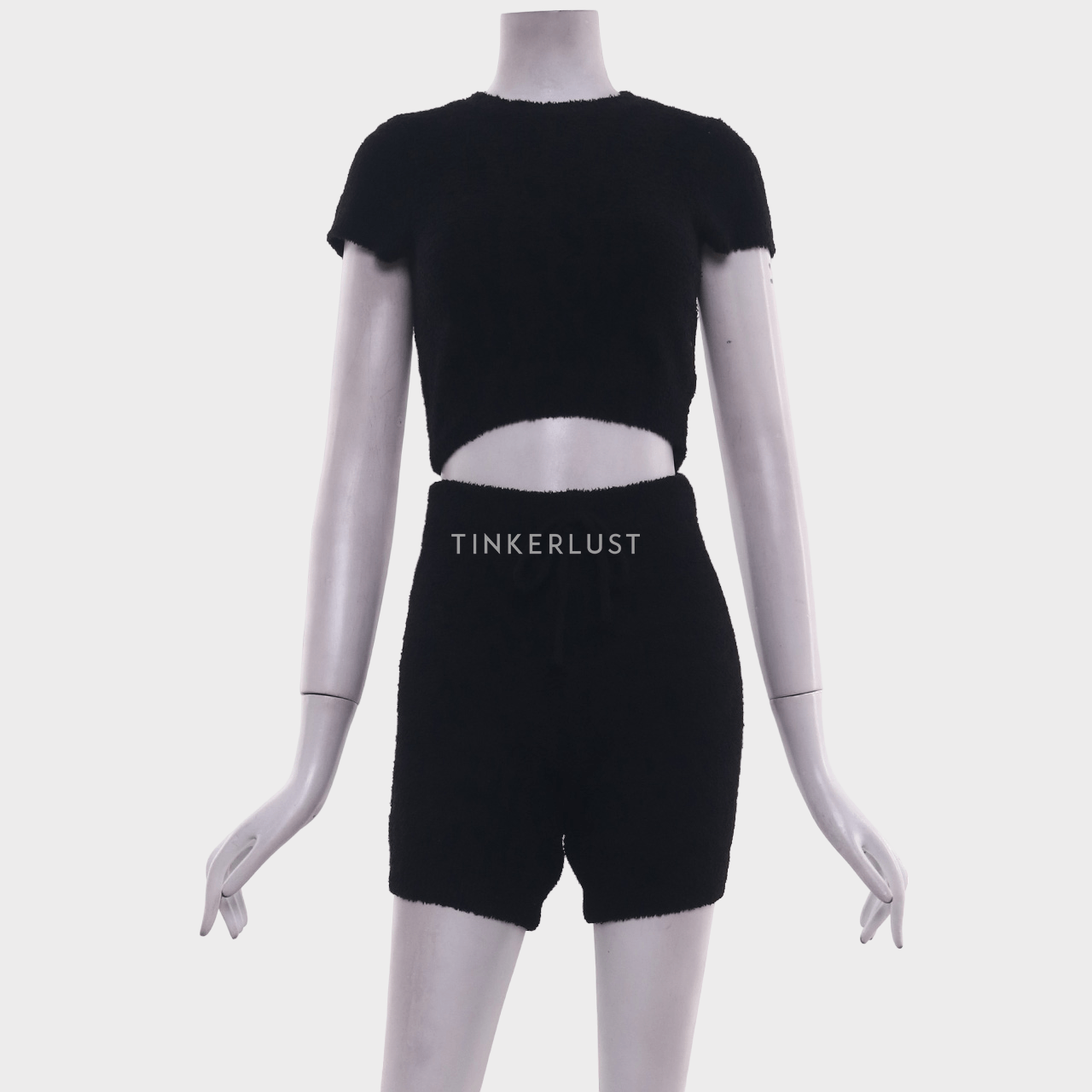 Spring Summer Style Black Two Piece