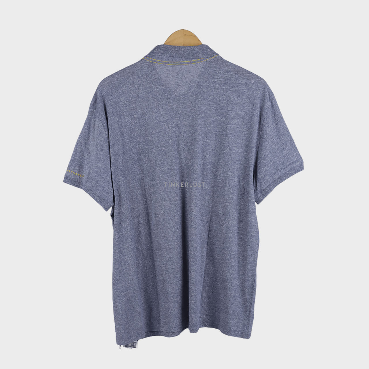 Armani Exchange Grey Polo T-Shirt