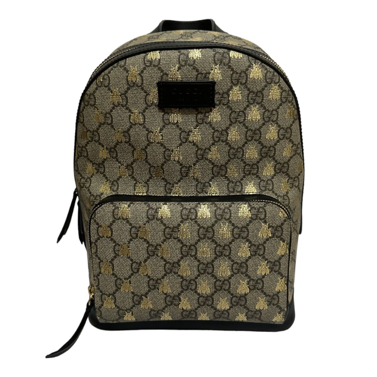 Gucci GG Supreme Bee Coated Canvas GHW Backpack