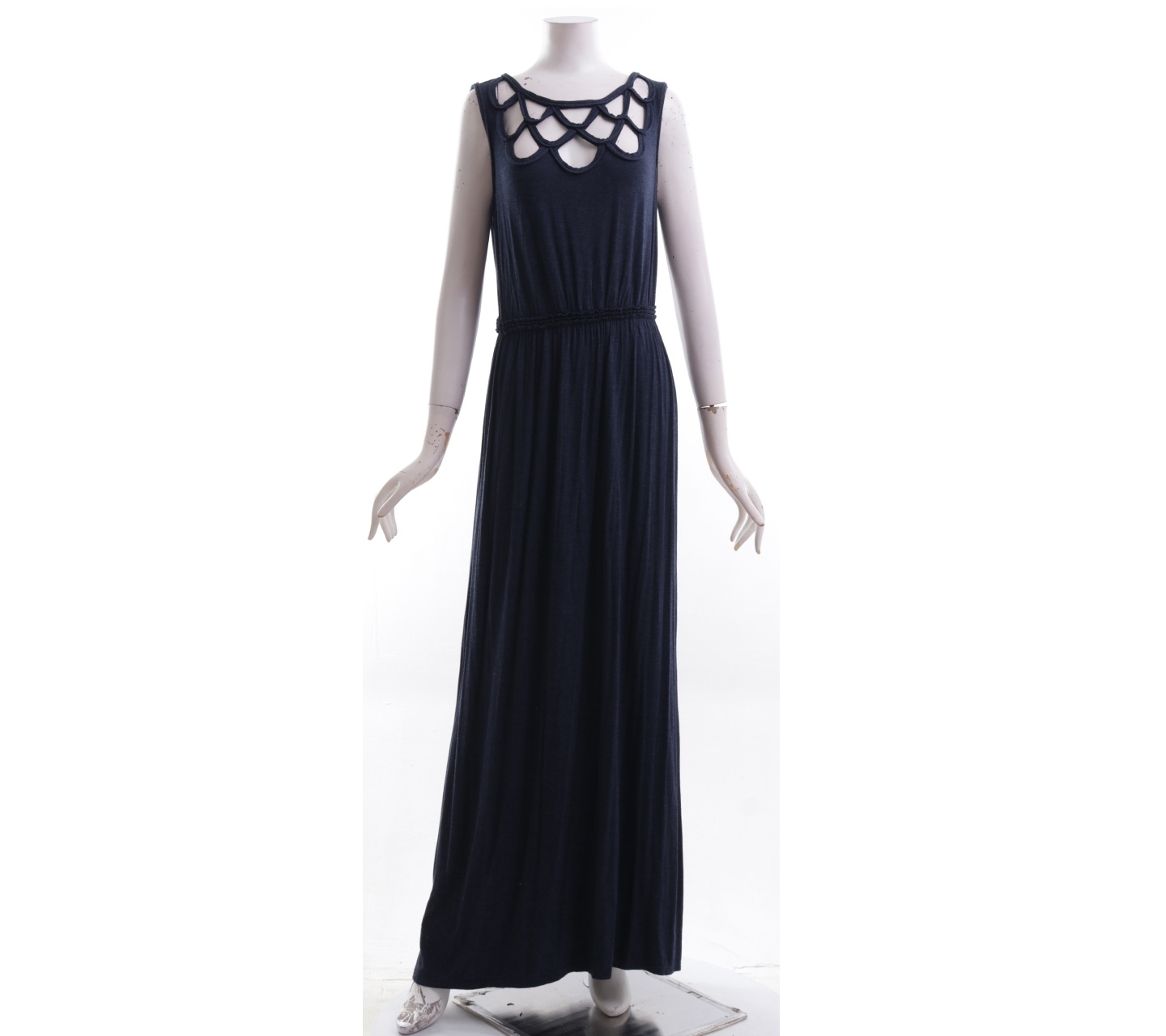 Max Studio Dark Blue Long Dress