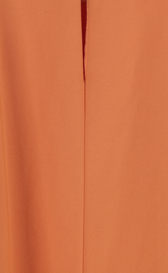 Orange Sleeveless Mini Dress