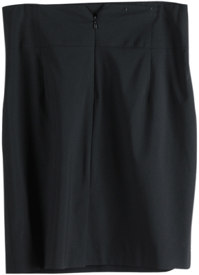Black Basic Short Skirt