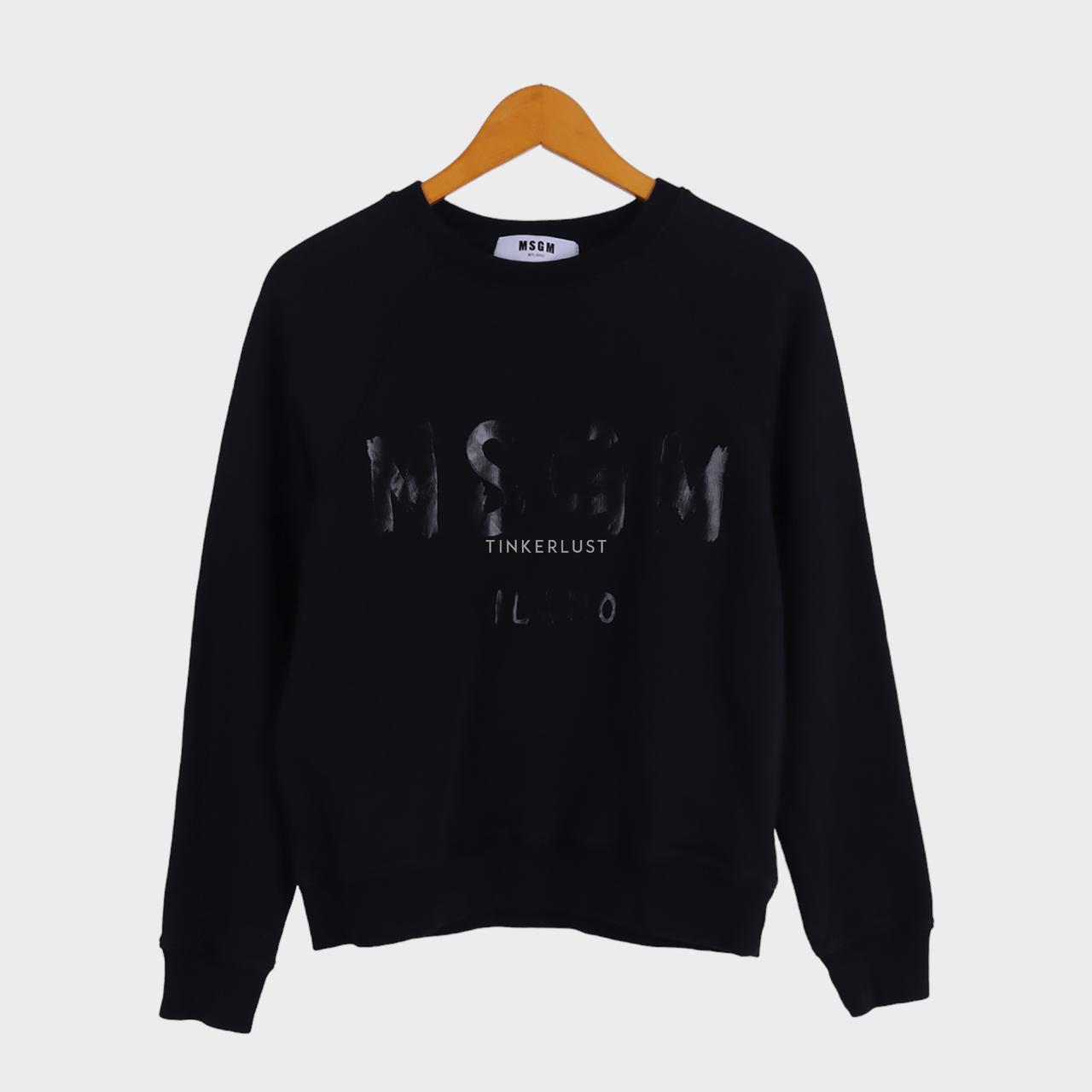MSGM Milano Black Sweatshirt 
