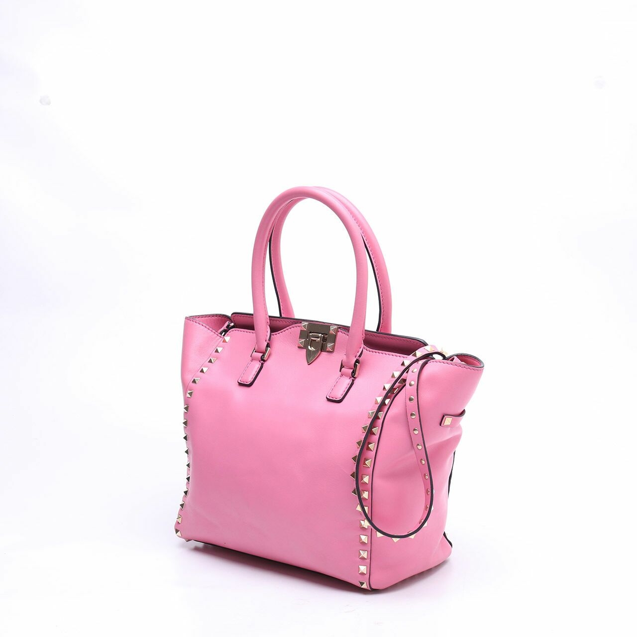 Valentino Garavani Women's Trapeze Cipria Pink Satchel Bag