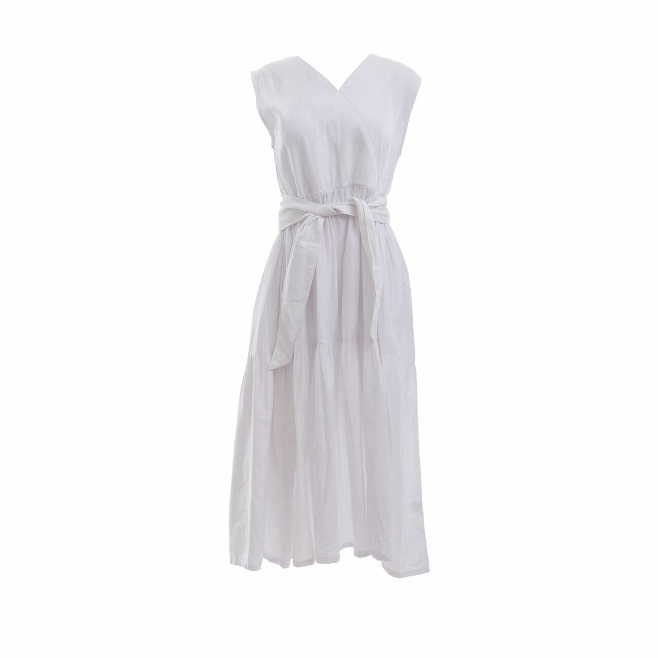 Ramune White Midi Dress