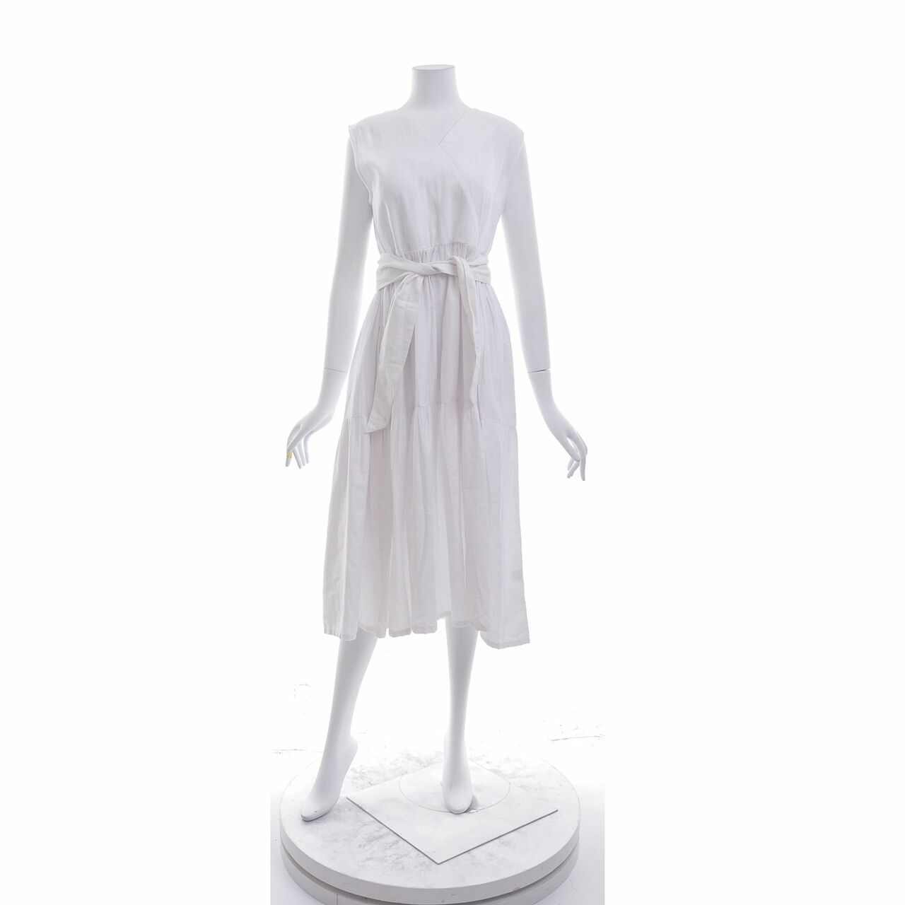 Ramune White Midi Dress