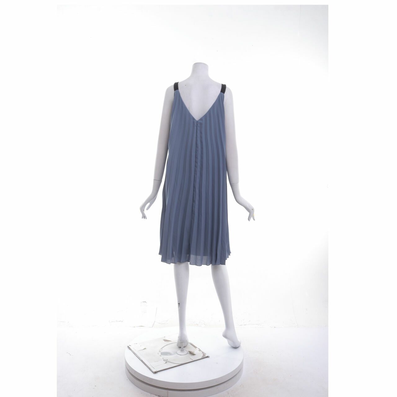 Love, Bonito Blue Pleats Mini Dress