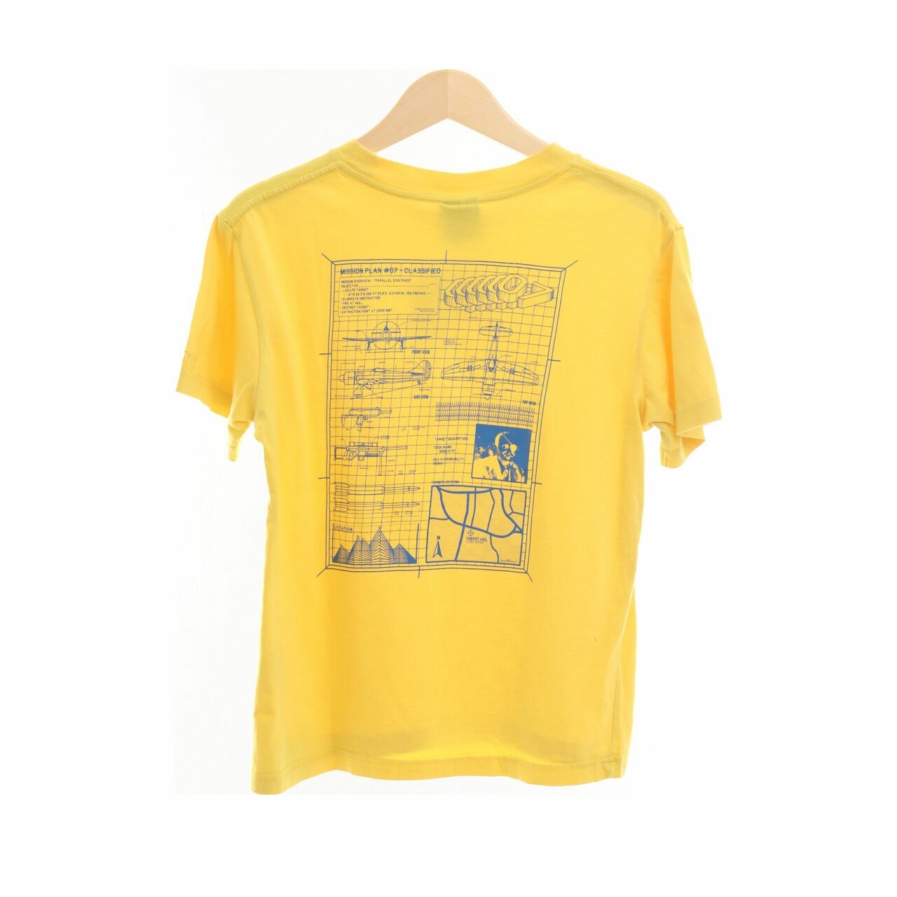 Public Culture Yellow Printed T-Shirt