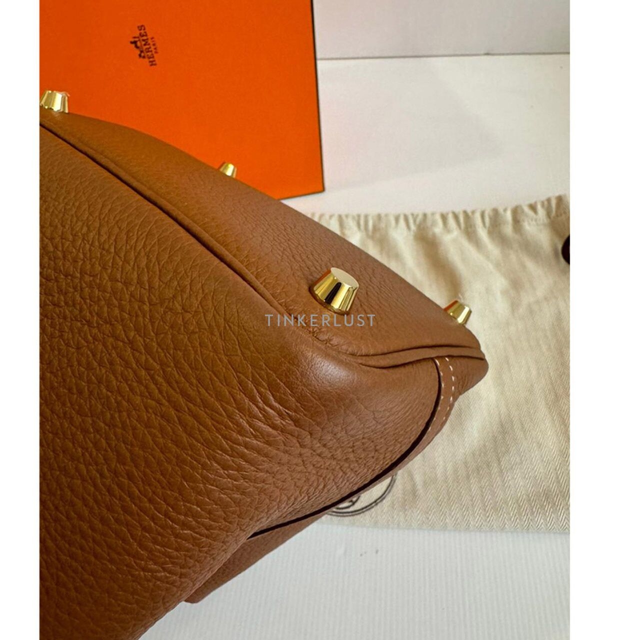 Hermes Picotin 18 Gold Clemence #U GHW Handbag