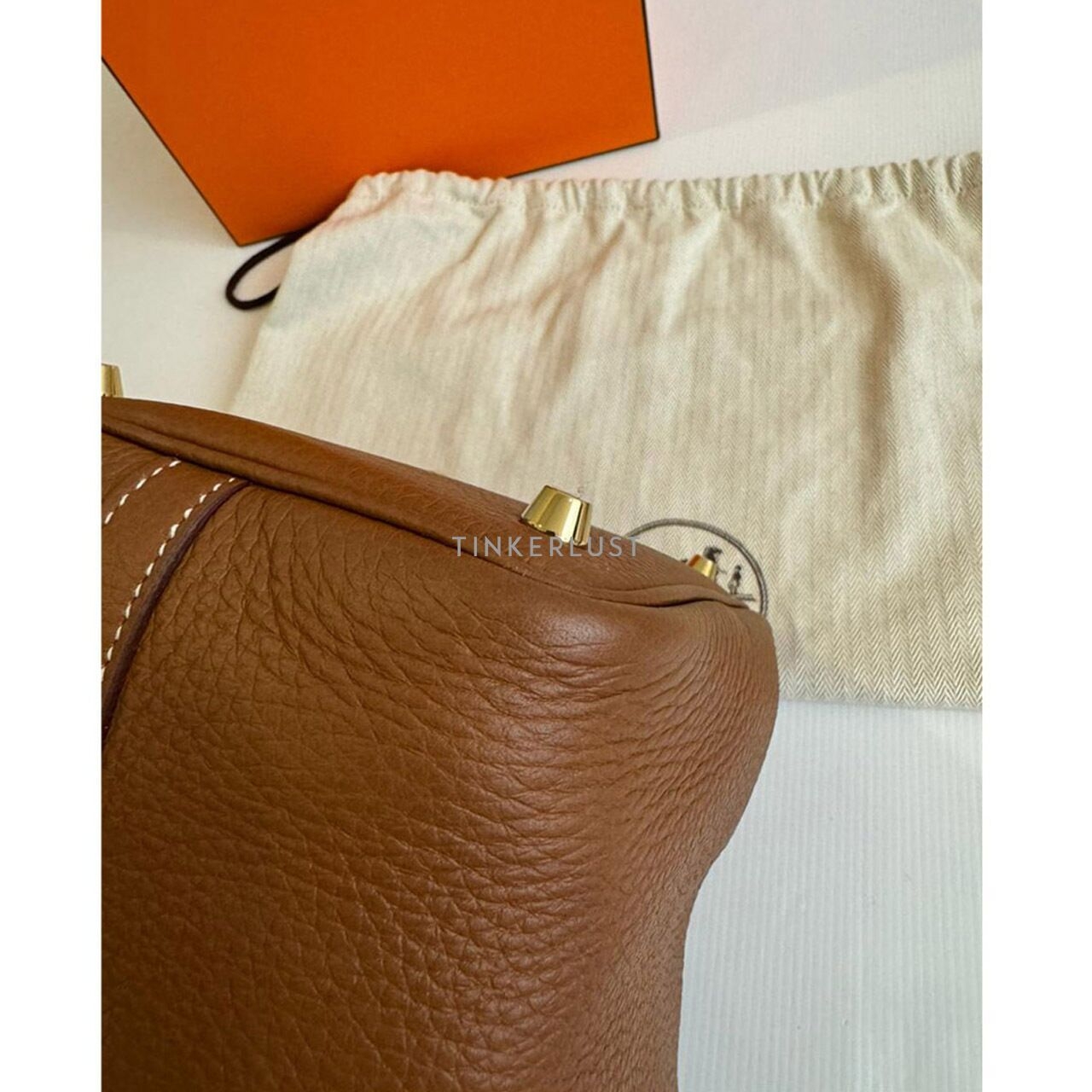 Hermes Picotin 18 Gold Clemence #U GHW Handbag
