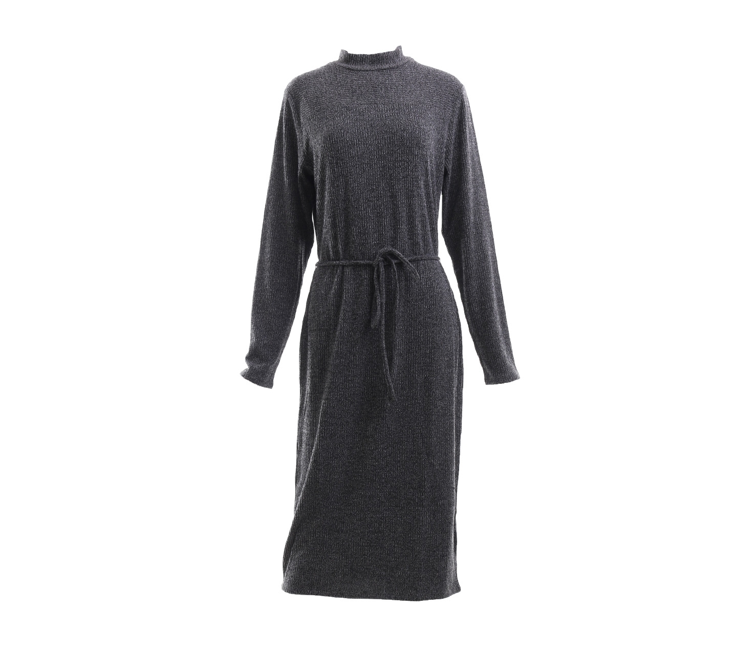 Oasis Dark Grey Knit Long Dress