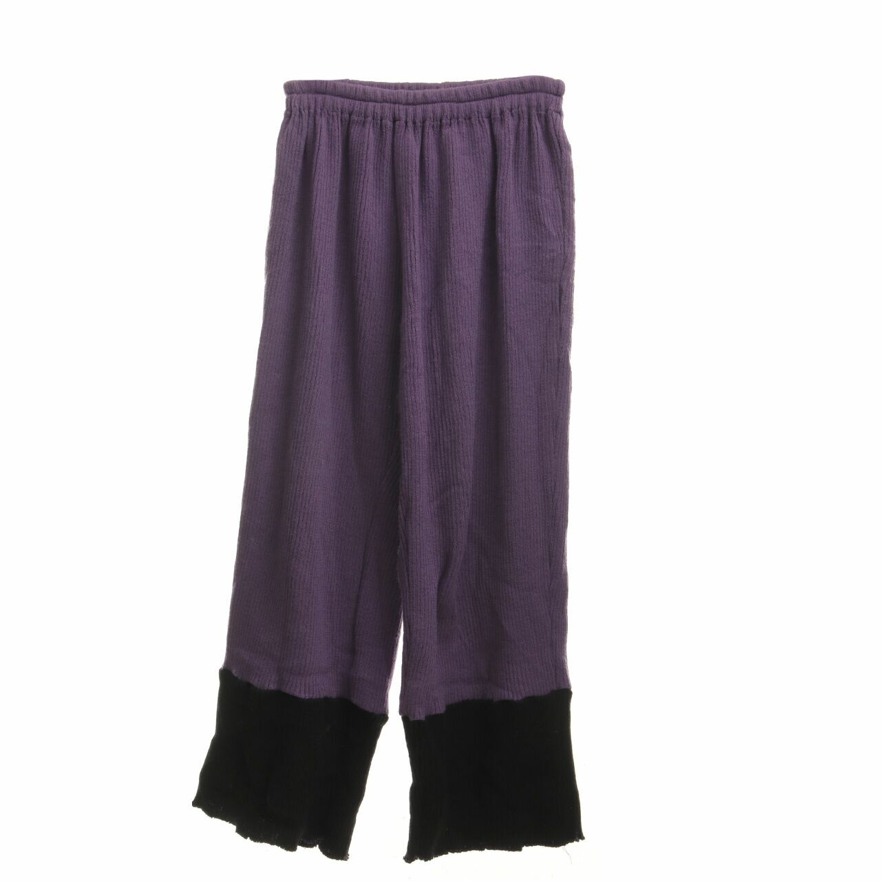 Sassh Black & Purple Long Pants