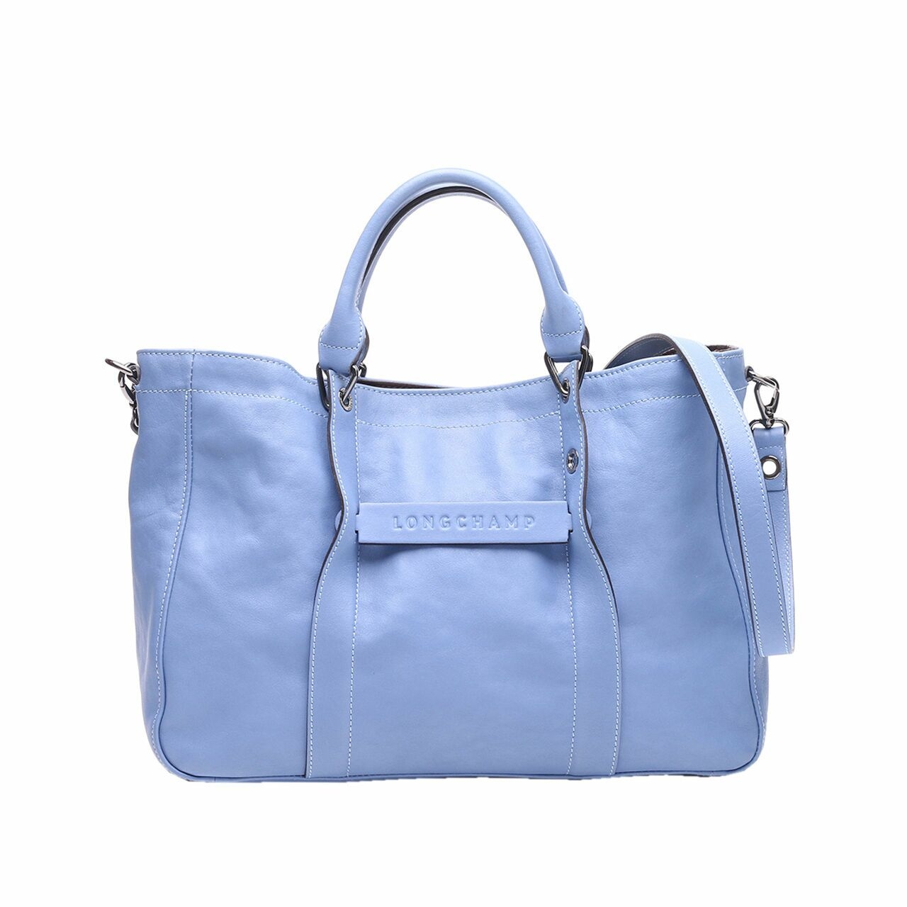 Longchamp 3D M Blue Satchel Bag