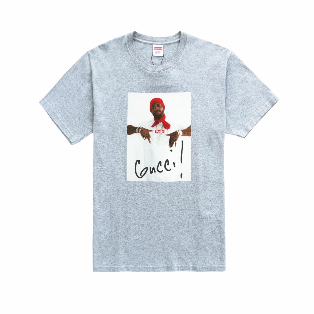supreme Grey Gucci Mane Picture T-Shirt