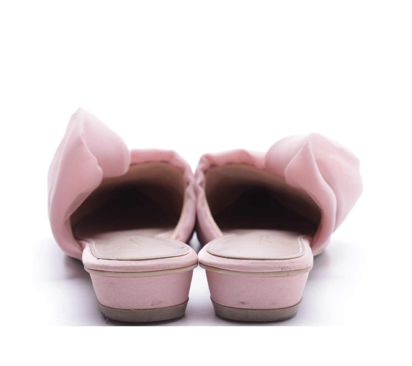 Langkah by Lina Lee Dusty Pink Mules Sandals