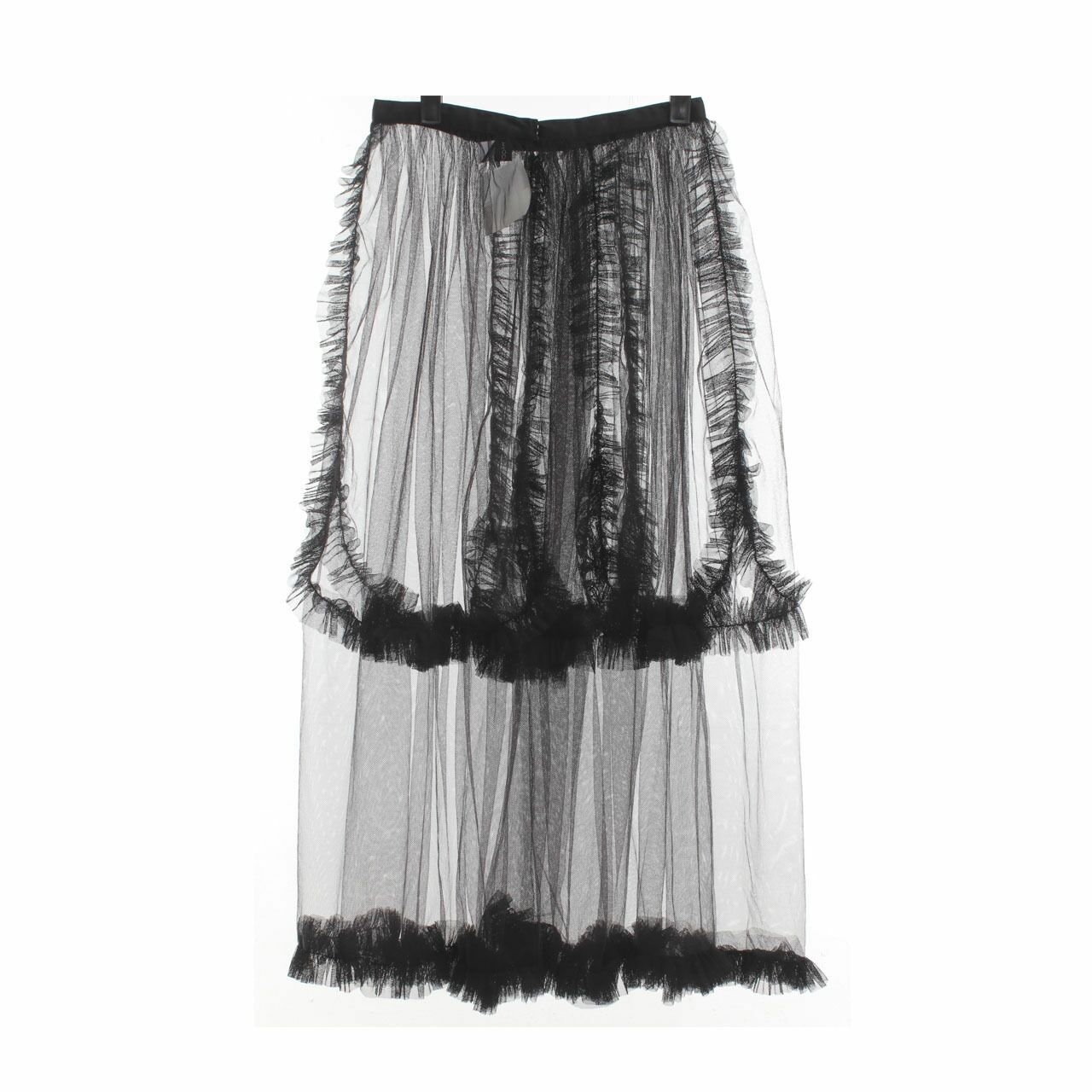 Moorooah Black Tile Maxi Skirt