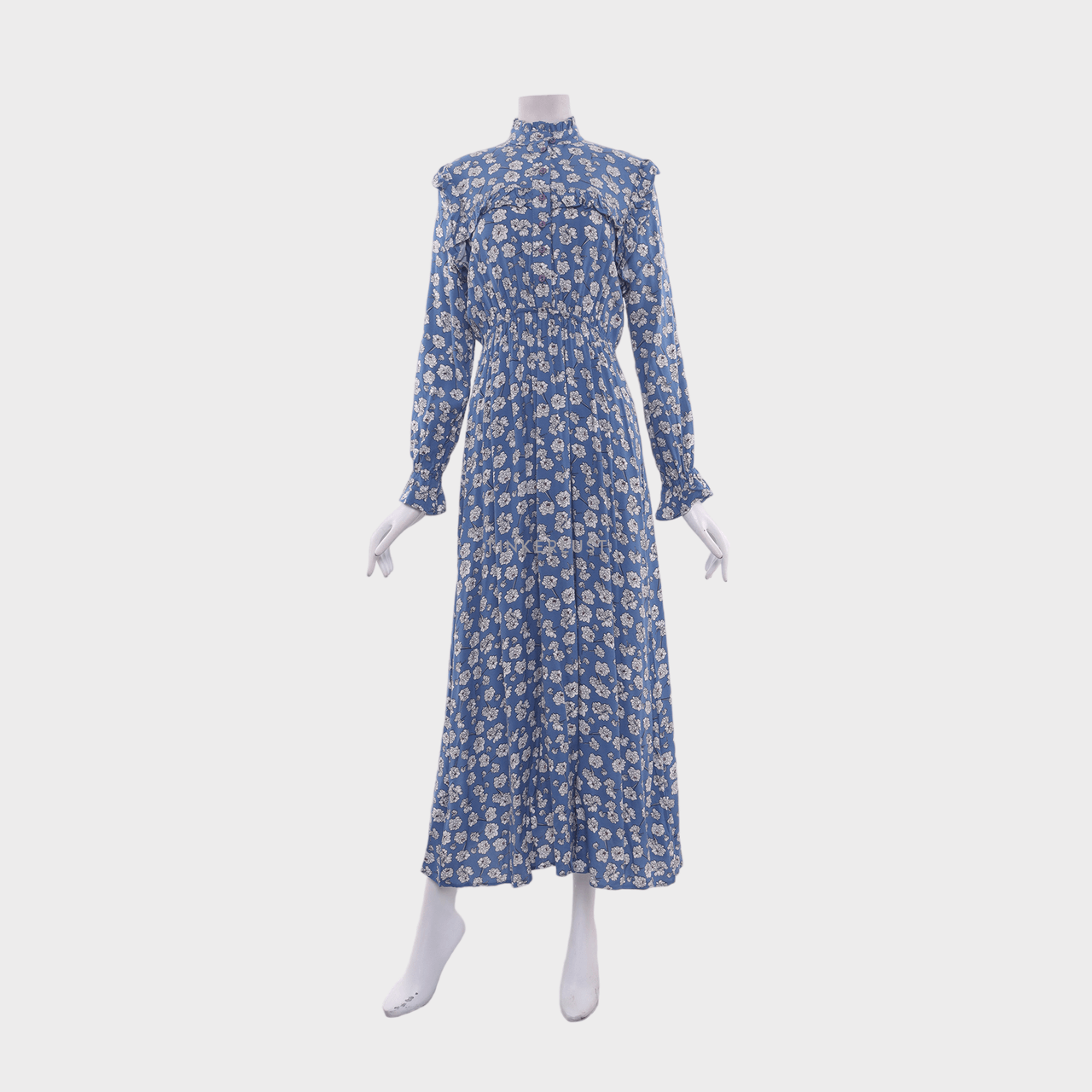 Private Collection Blue & White Floral Long Dress