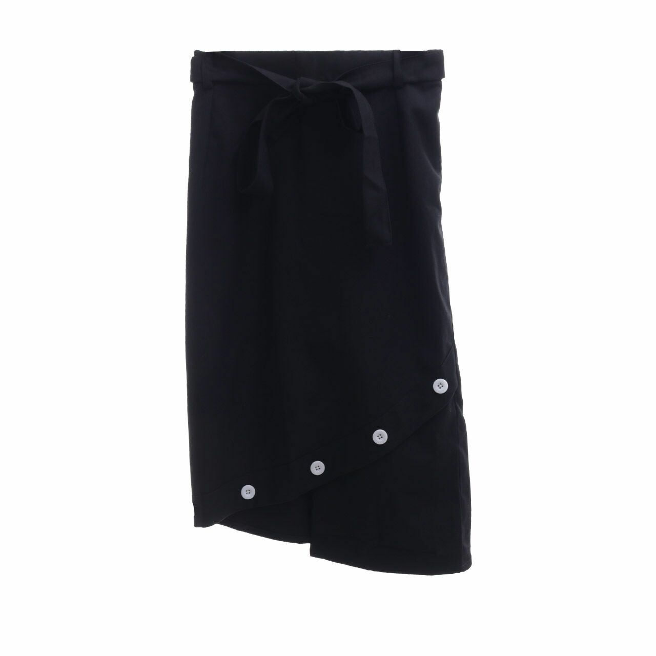 Cut & Lane Black Midi Skirt