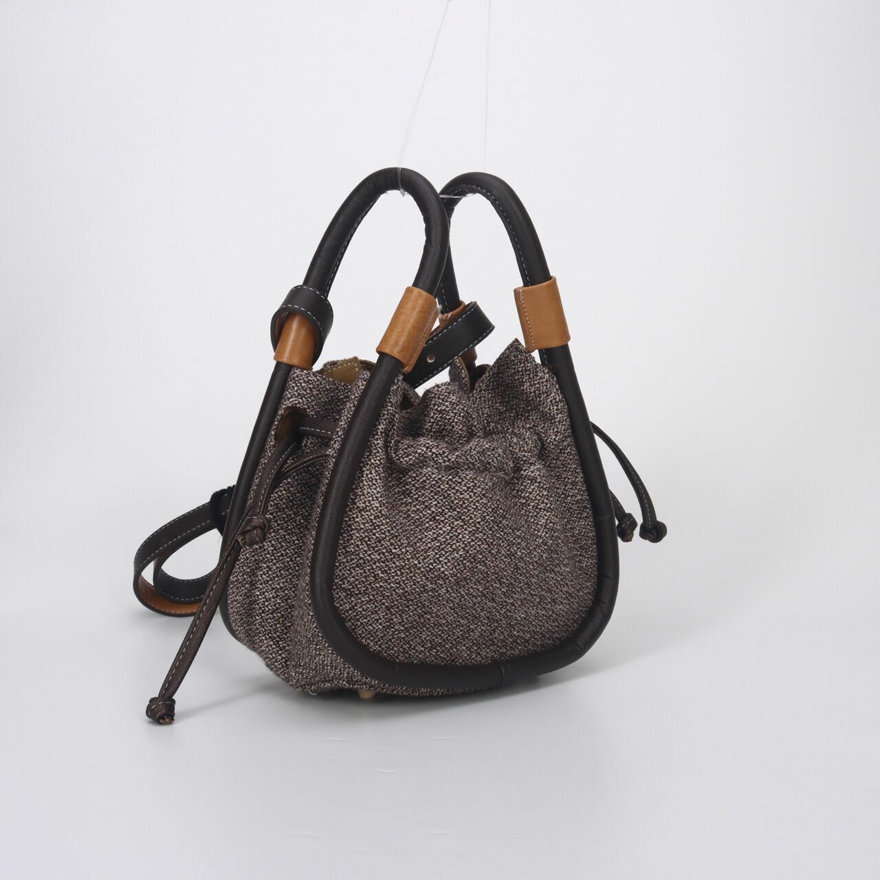 Josvli Dark Brown Bento Sling Bag