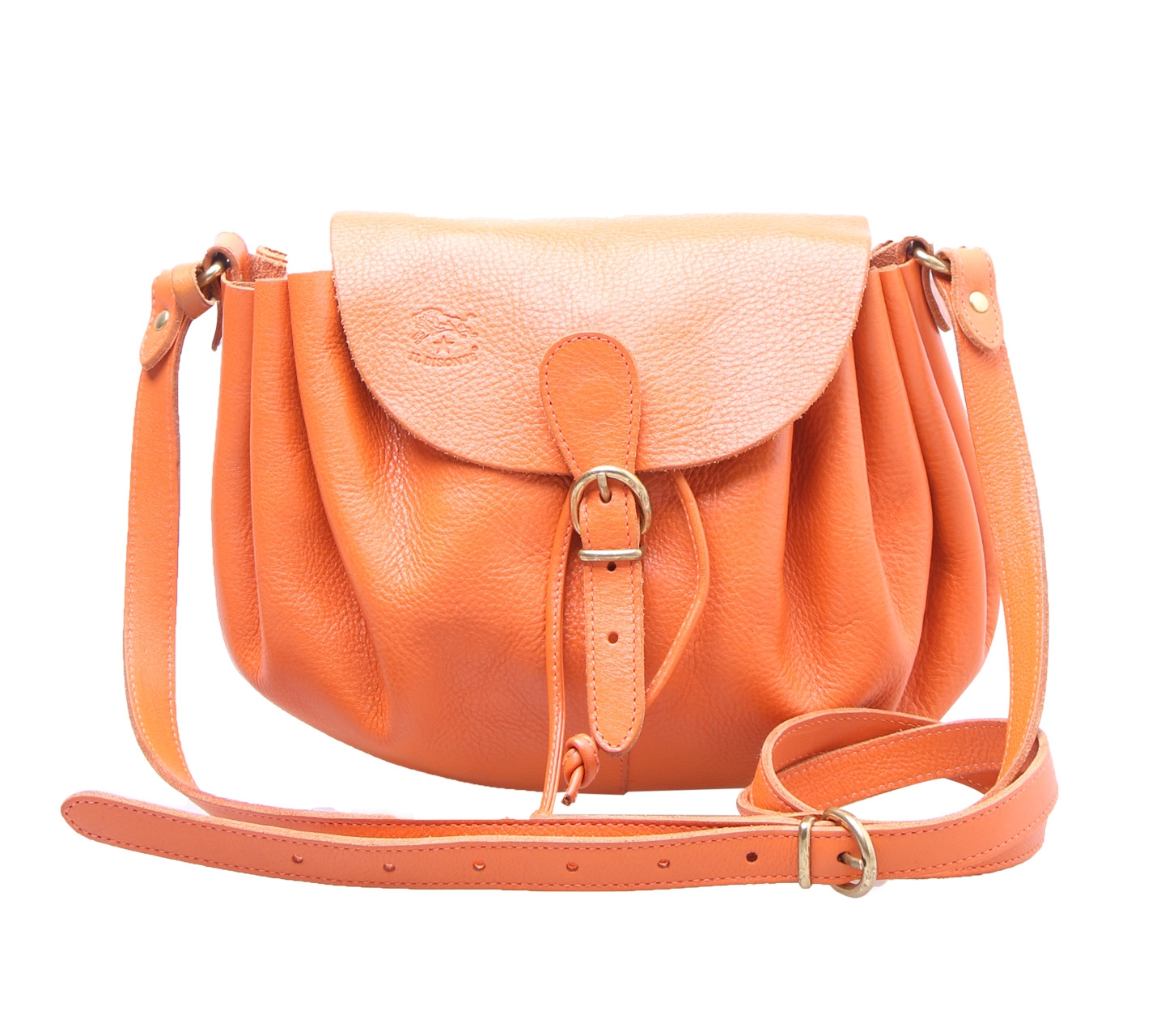Il Bisonte Dark Orange Sling Bag