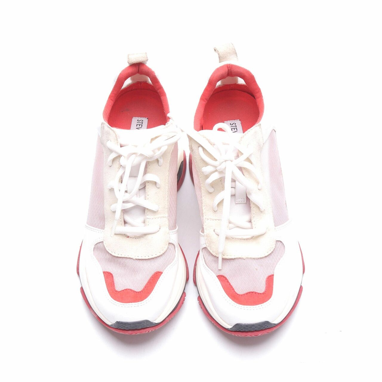 Steve Madden Red & White Sneakers
