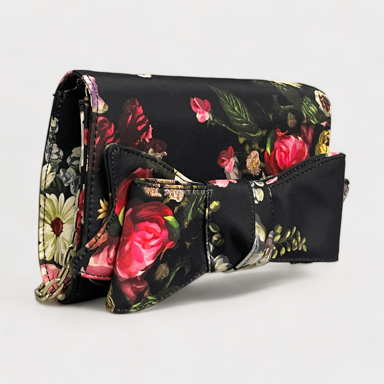 Ted Baker Black Floral Animal Printed Sling Bag