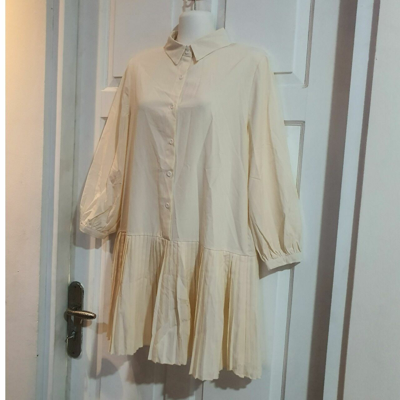 Rampage Cream Midi Dress