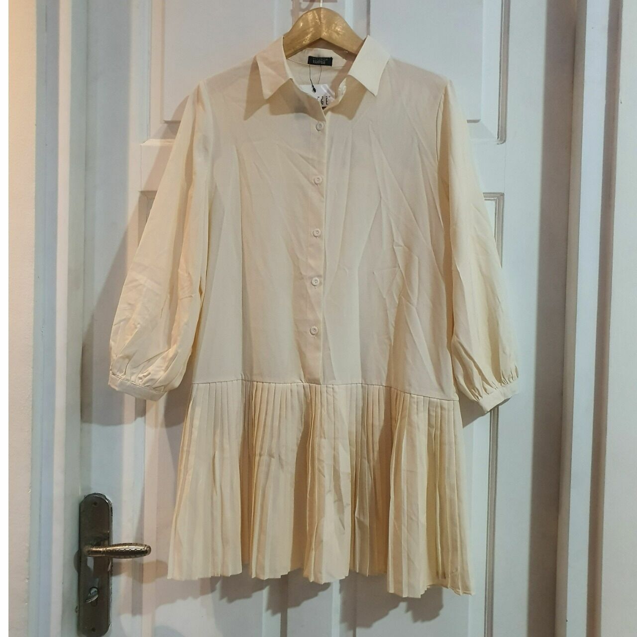 Rampage Cream Midi Dress