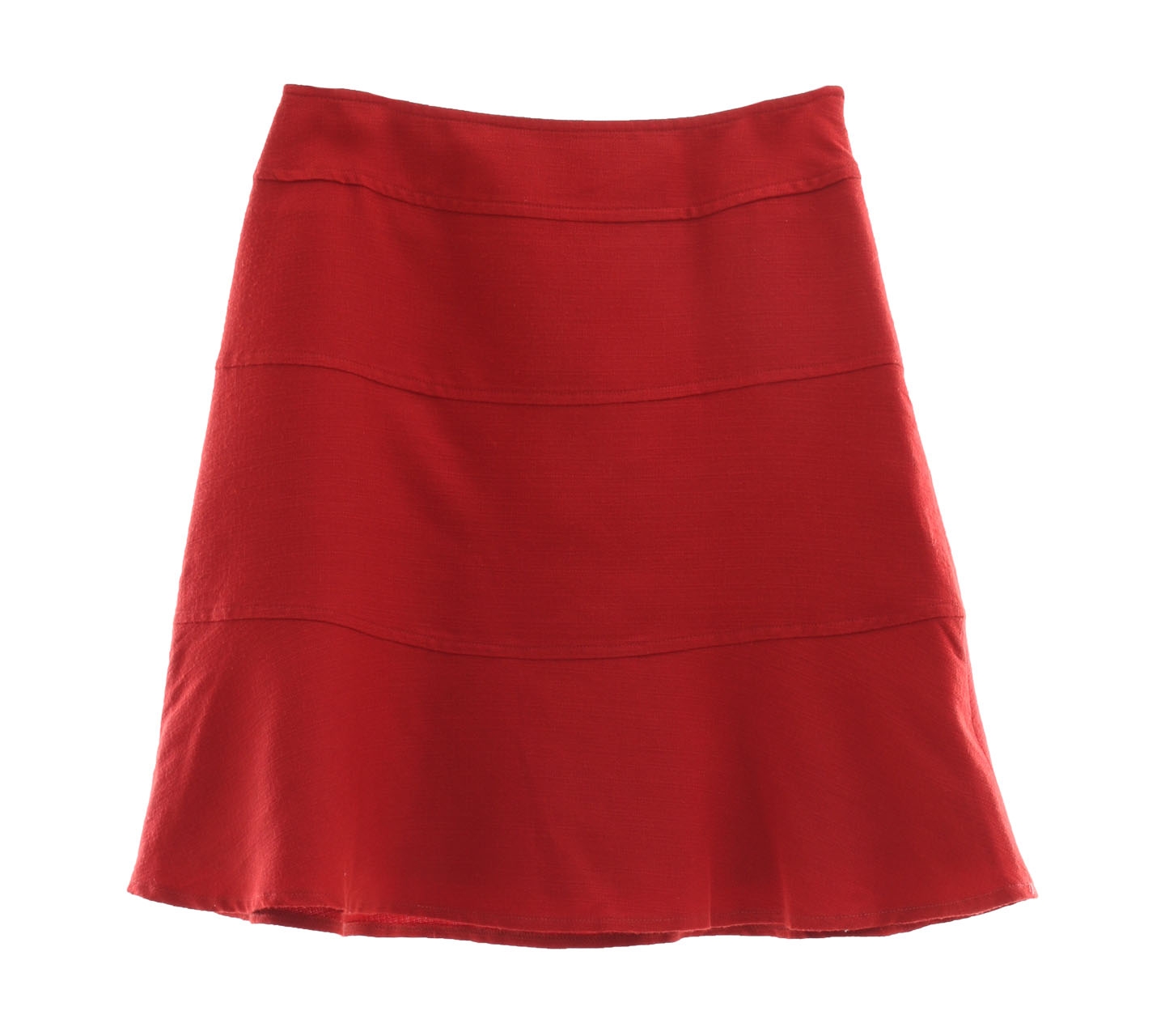 Natural Beauty Basic Red Mini Skirt
