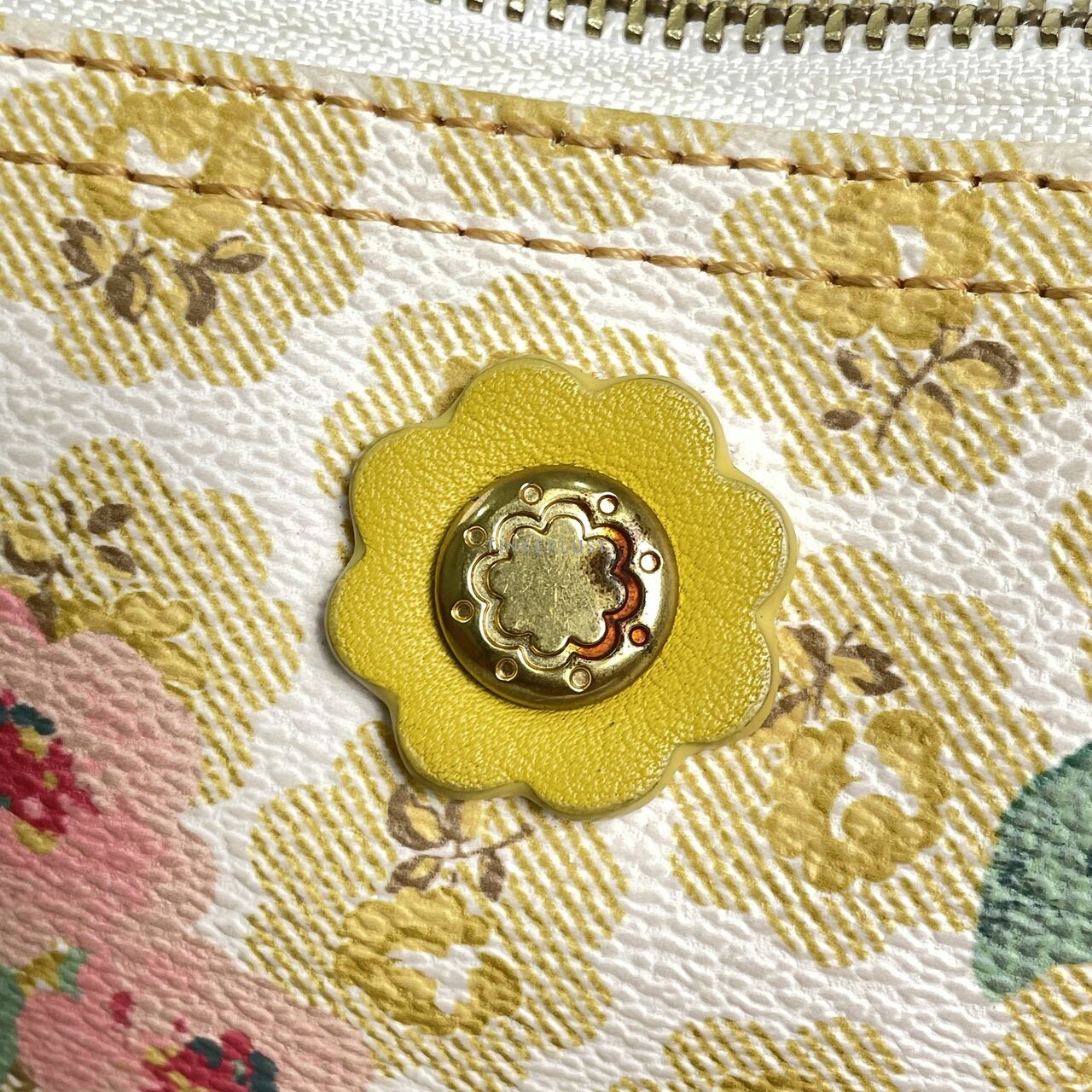 Cath Kidston Yellow Floral Shoulder Bag