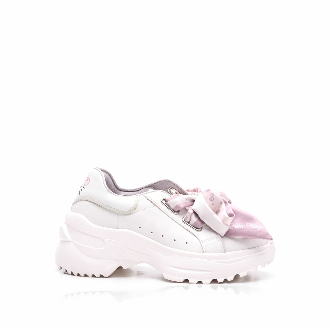 Solesister X Hello Kitty White Sneakers