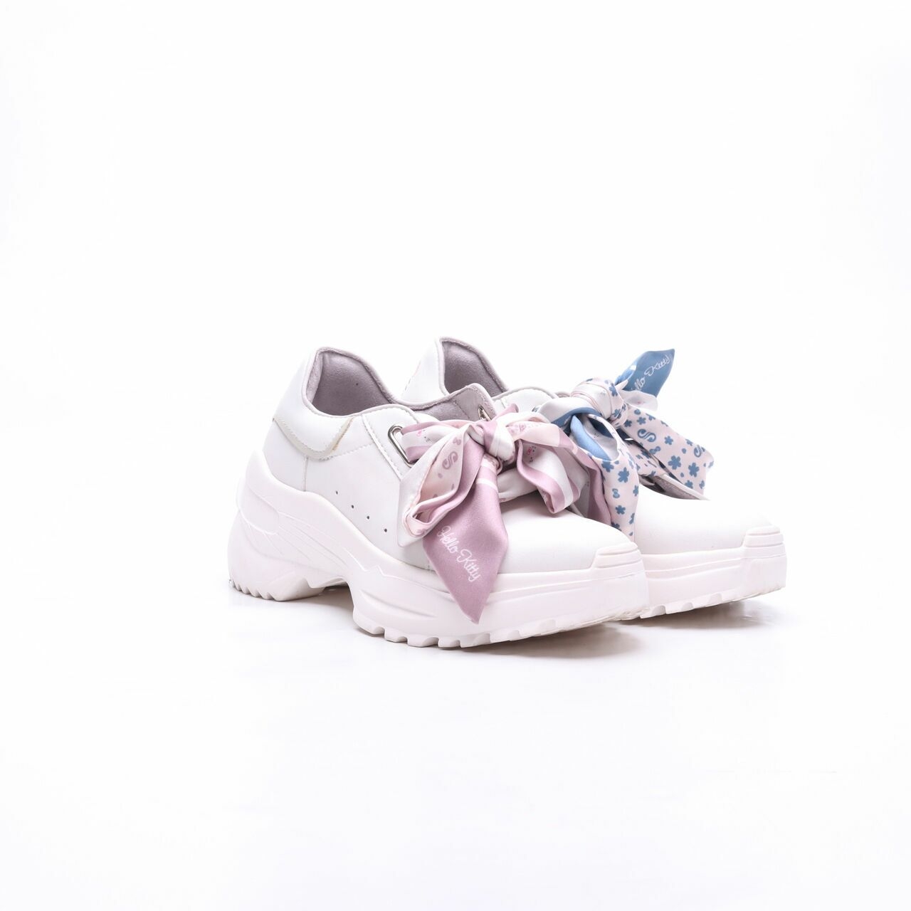 Solesister X Hello Kitty White Sneakers