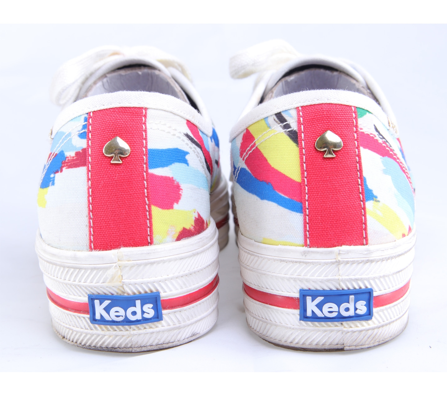 Keds For Kate Spade Multi Colour Brush stroke Sneakers