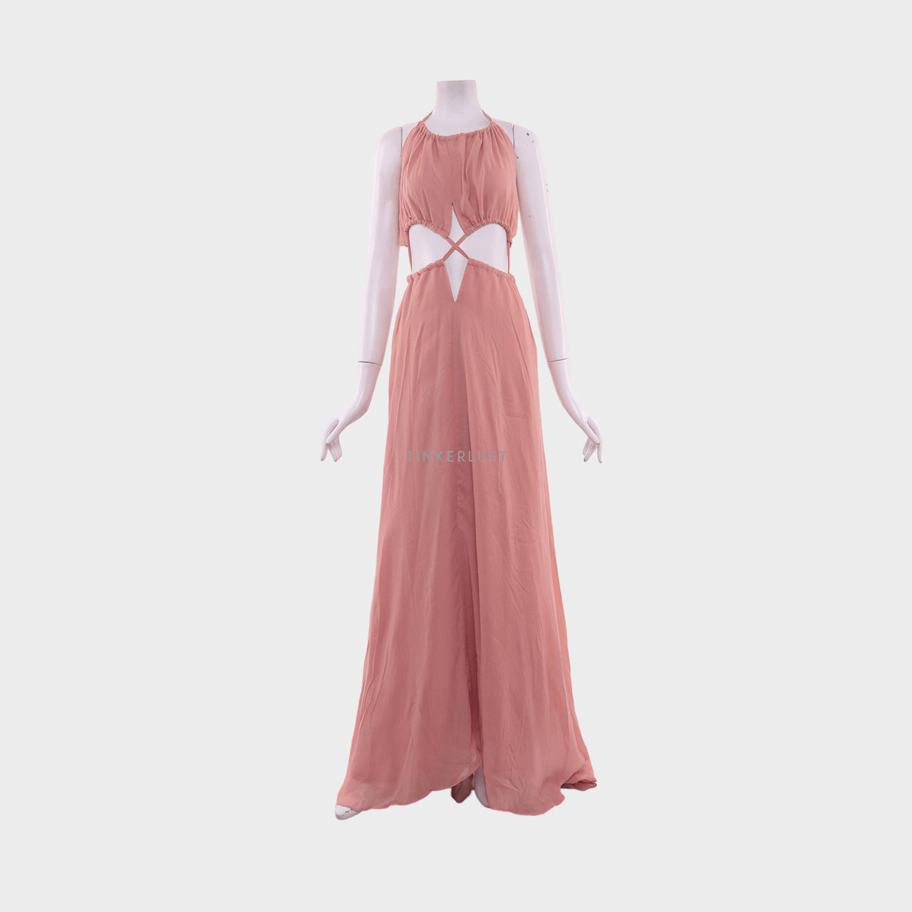 With Love x Anya Pink Coral Long Dress