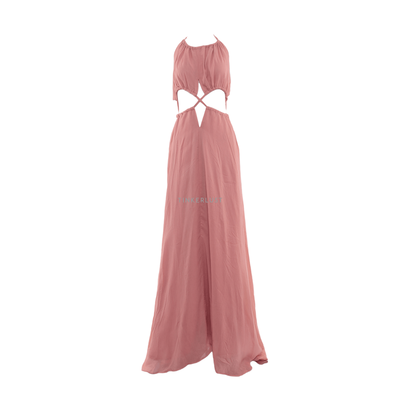 With Love x Anya Pink Coral Long Dress