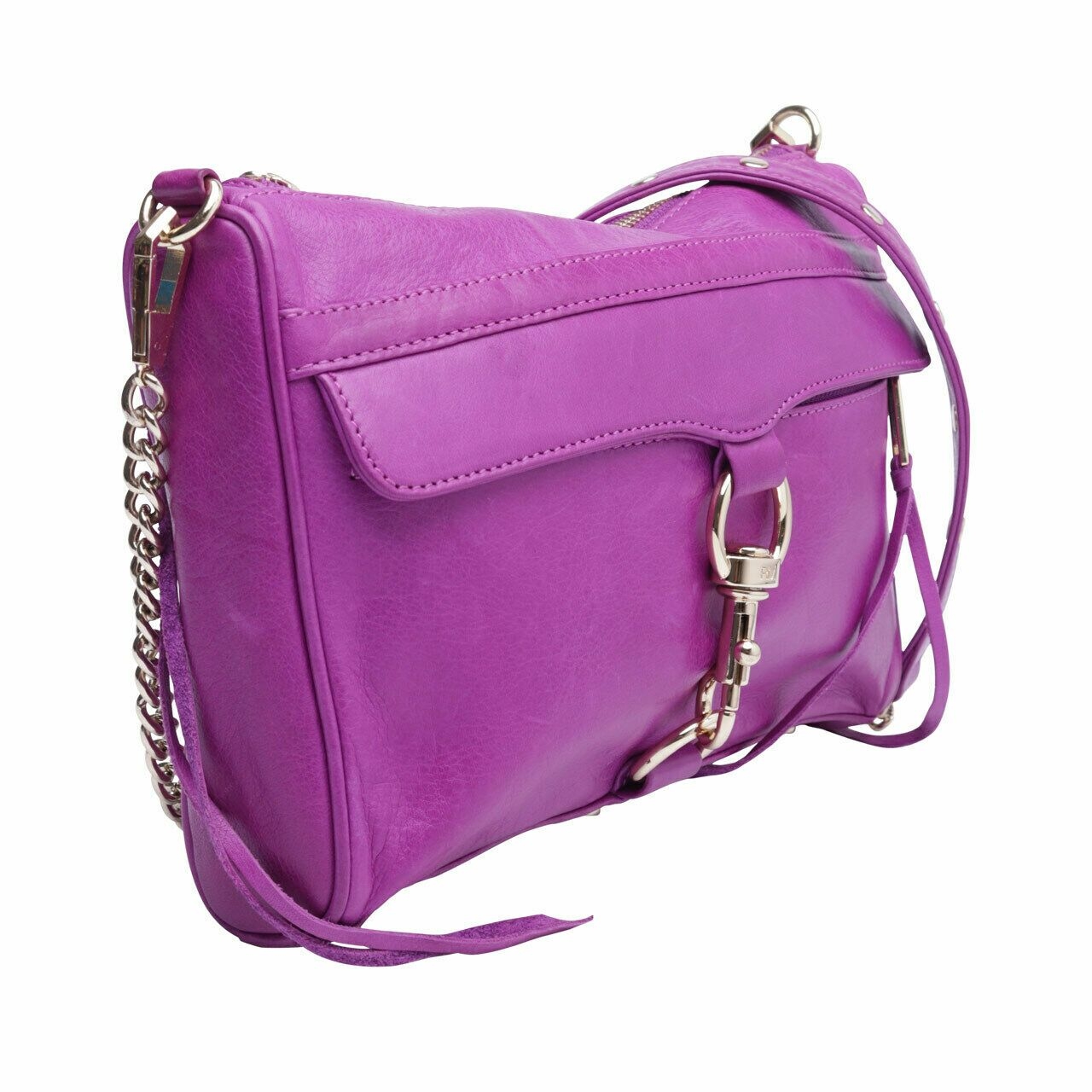 Rebecca Minkoff Purple Leather Sling Bag