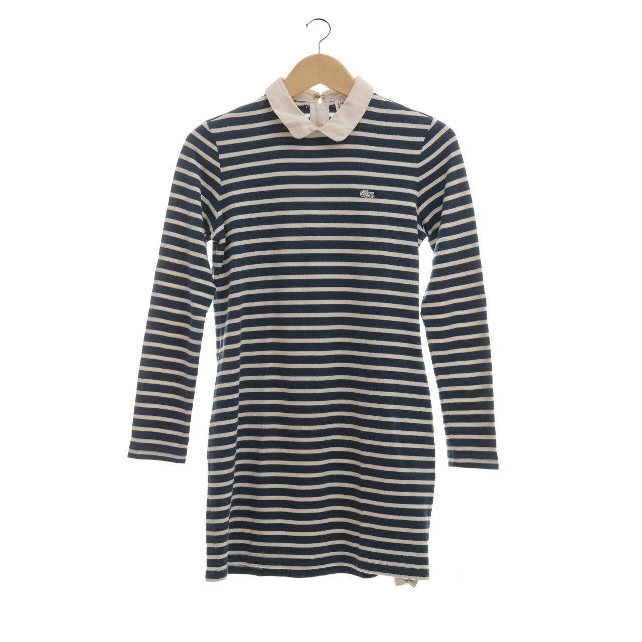 Lacoste Blue & White Stripes Mini Dress