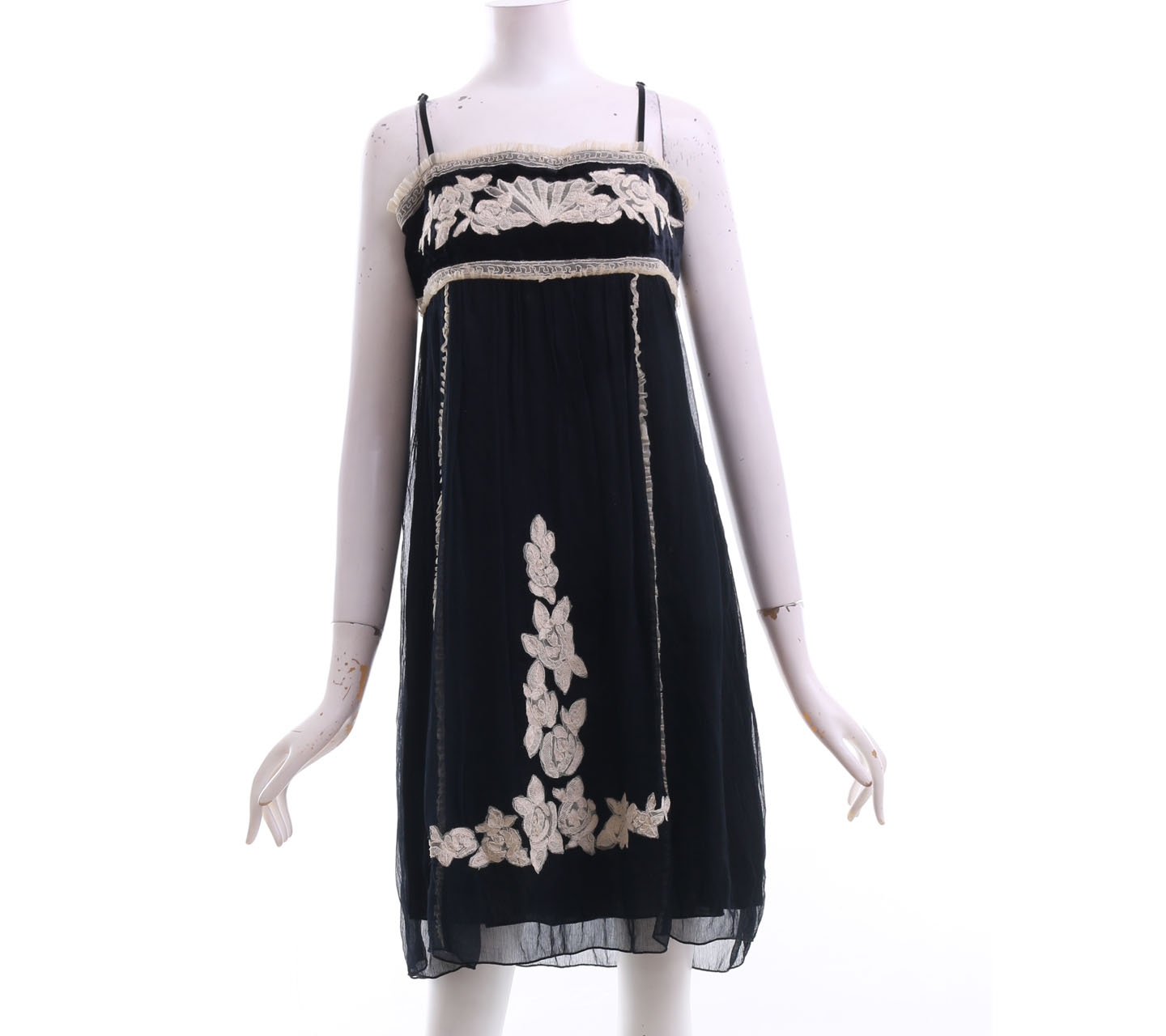 K Derhy Black Mini Dress