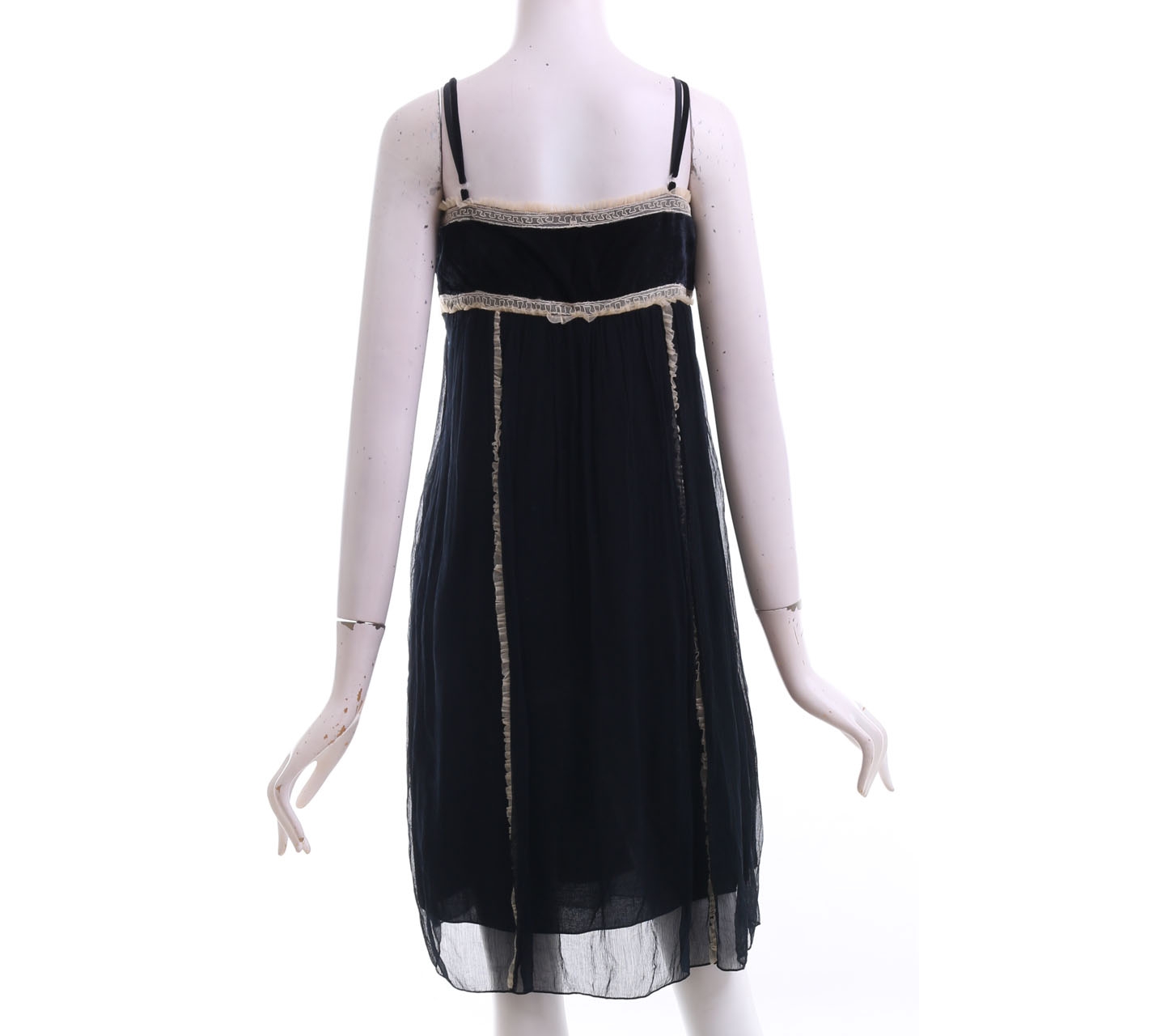 K Derhy Black Mini Dress