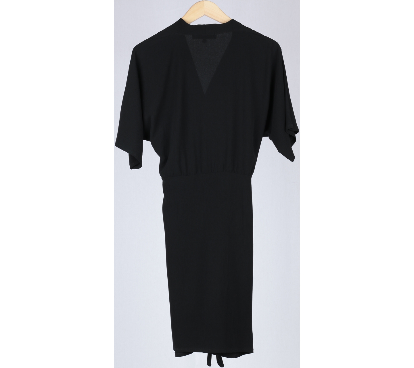 Star by Julienmacdonald Black Wrap Midi Dress
